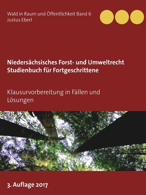 cover image of Niedersächsisches Forst- und Umweltrecht. Studienbuch für Fortgeschrittene